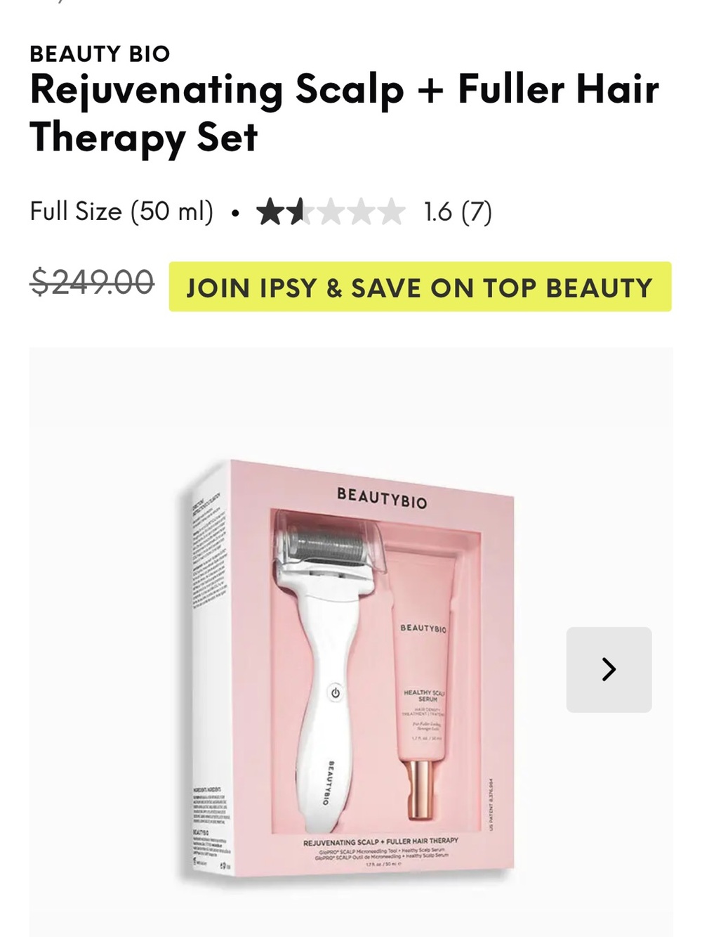 BeautyBio Rejuvenating Scalp + Fuller Hair Therapy Set — Pink